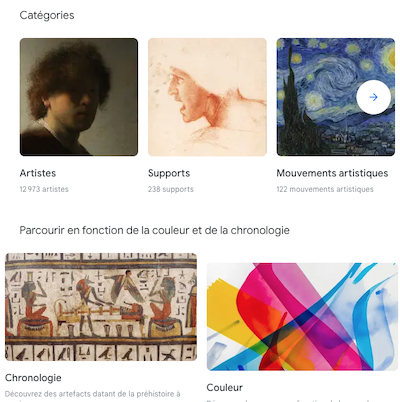 Explorer d’autres lieux et d’autres thèmes sur Google Arts & Culture